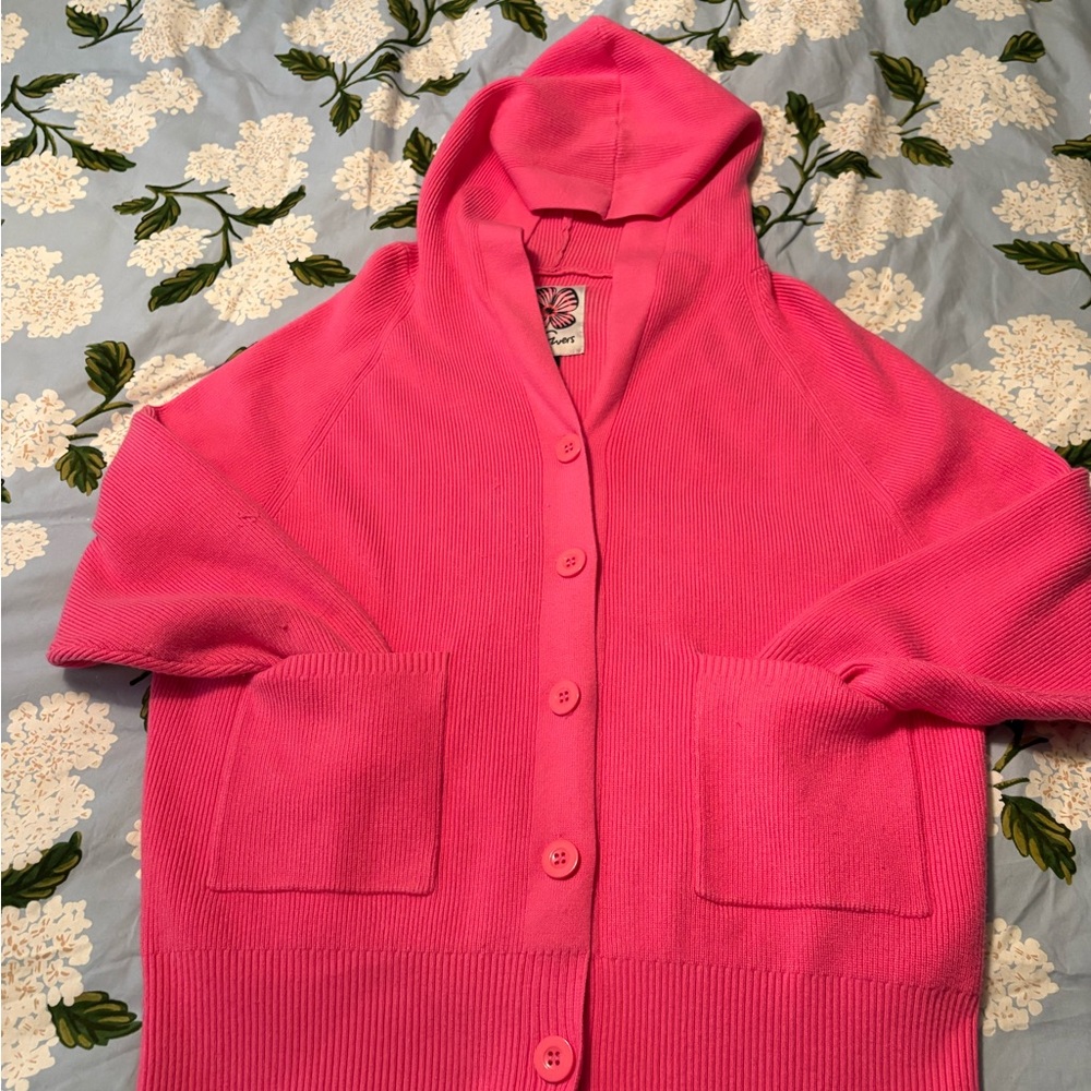 Lesley Evers Hooded Cardigan